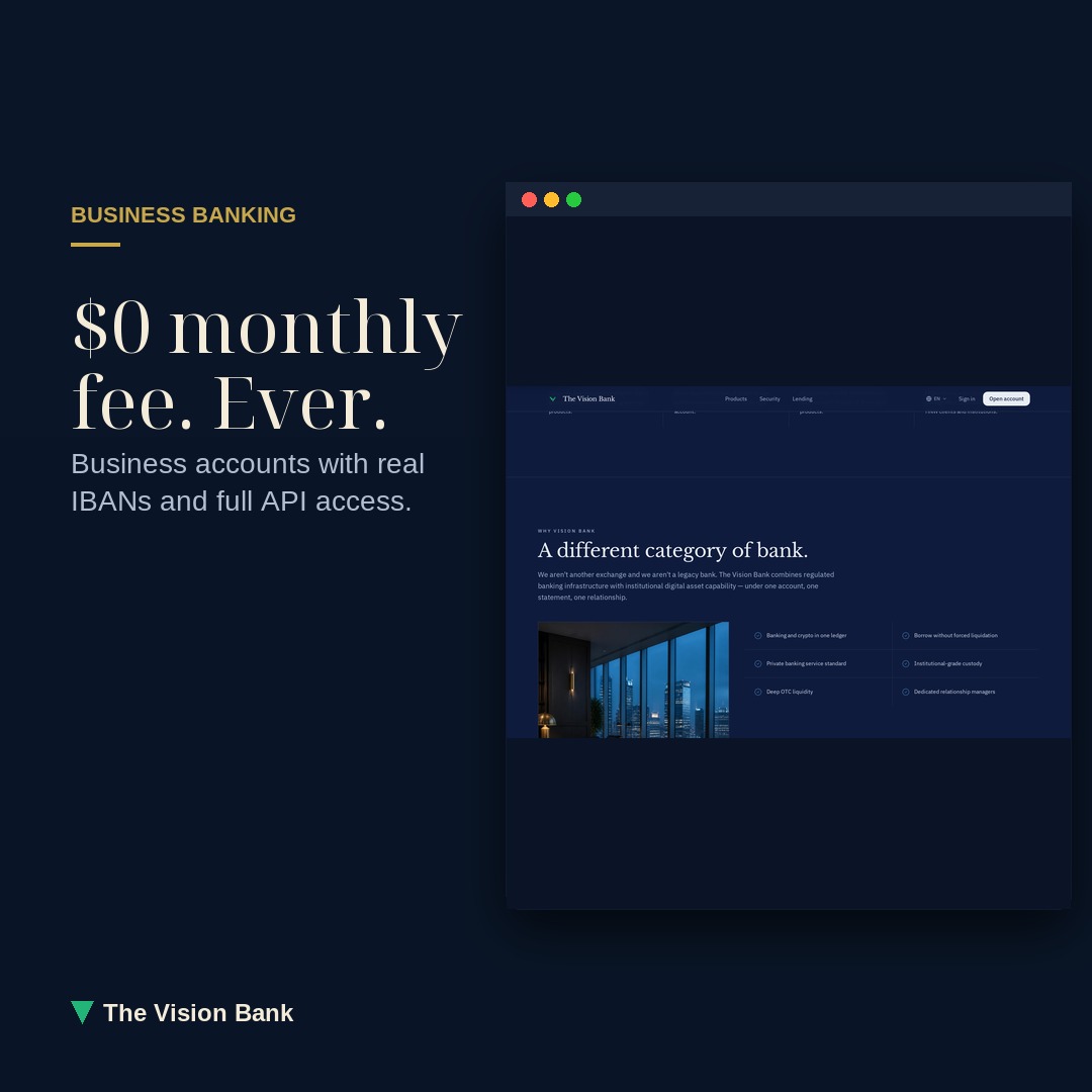 Business — Business banking. $0 monthly fee.